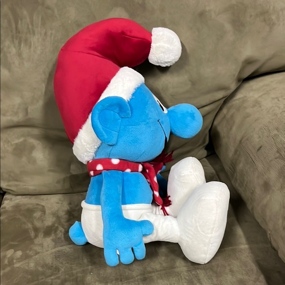 2010 Macy's Holiday 22” Blue Smurf Plush - Picture 6 of 6